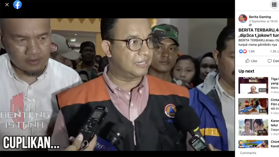 DPRD DKI Resmi Umumkan Usulan Pemberhentian Anies sebagai Gubernur